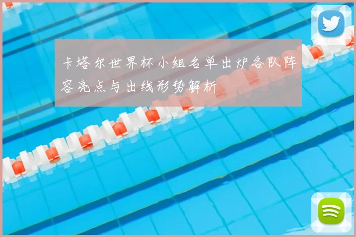 卡塔尔世界杯小组名单出炉各队阵容亮点与出线形势解析