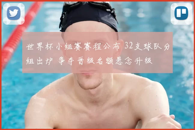 世界杯小组赛赛程公布 32支球队分组出炉 争夺晋级名额悬念升级