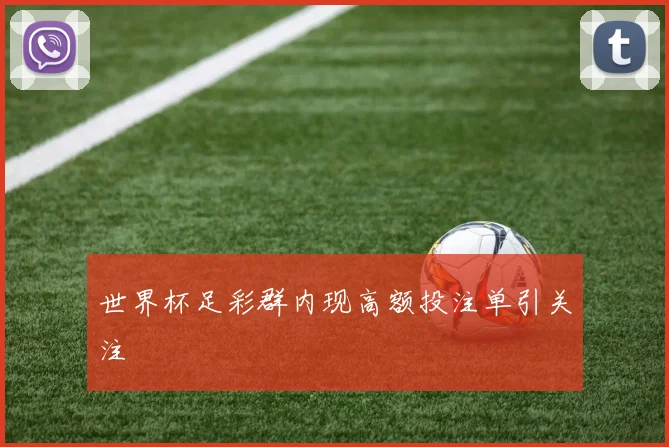 世界杯足彩群内现高额投注单引关注